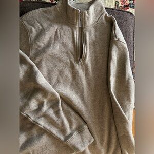 Old Navy Men's Beige Zip-Up Sweatersz lg
